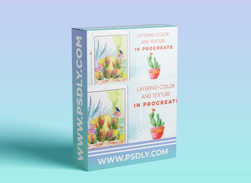 Layering Color and Texture in Procreate