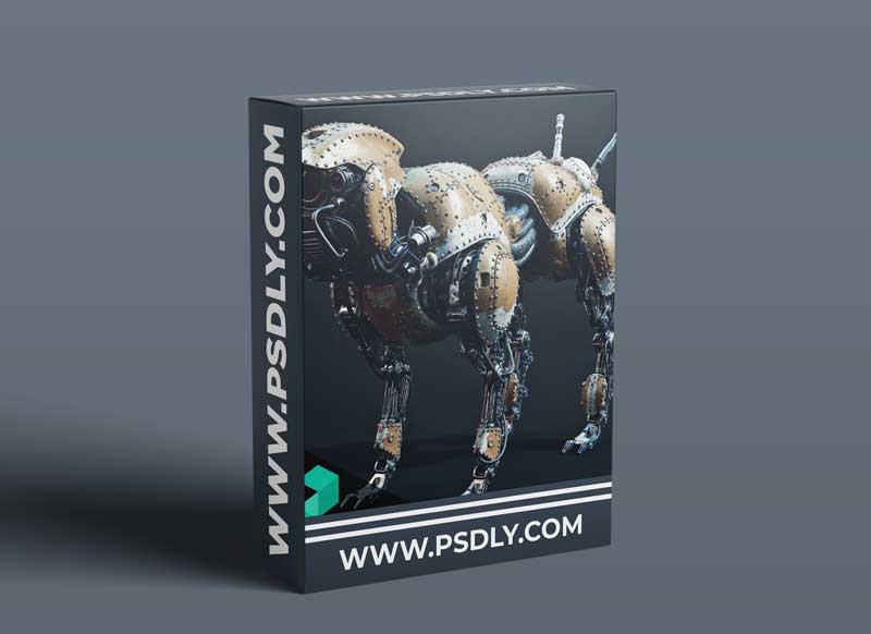 Levelup.Digital – Modeling and Texturing a Mechanical Dog by Lennard Claussen