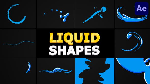 Videohive Liquid Shapes After Effects 32853338