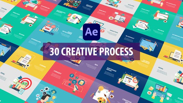 Videohive Creative Process Animation After Effects 32948207