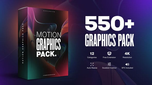 Videohive - Motion Graphics Pack 550+ Animations Pack V2.1 23678923