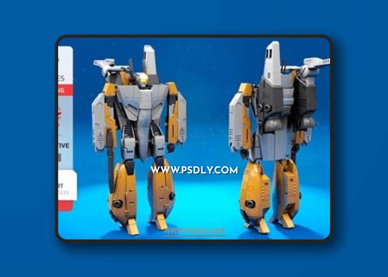 VF-1 Super Veritech (Macross- Robotech) – 3D Print Model