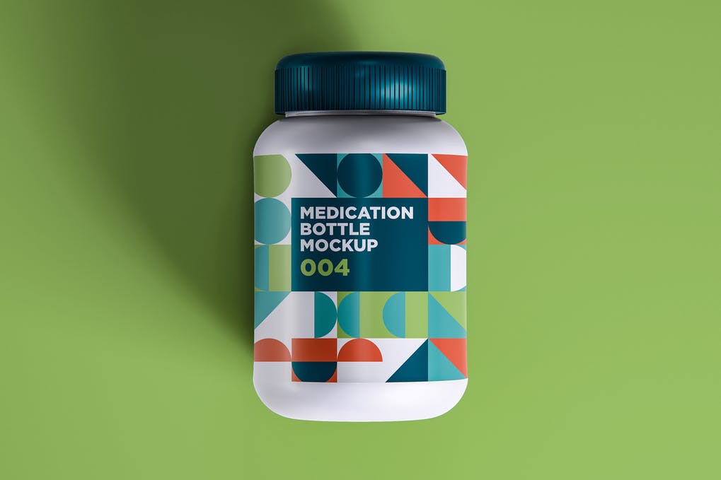 Medication Bottle Mockup 004