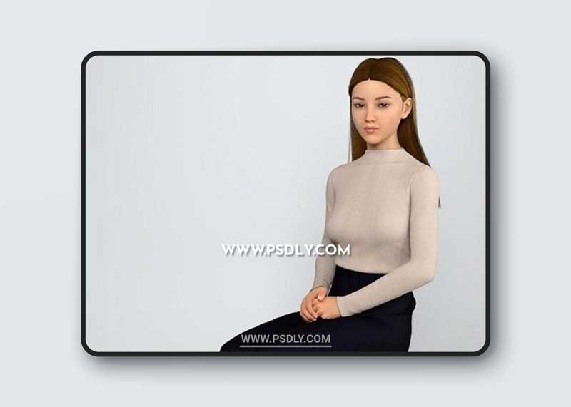 dForce HnC Pleated Skirt Outfit for Genesis 8 Females