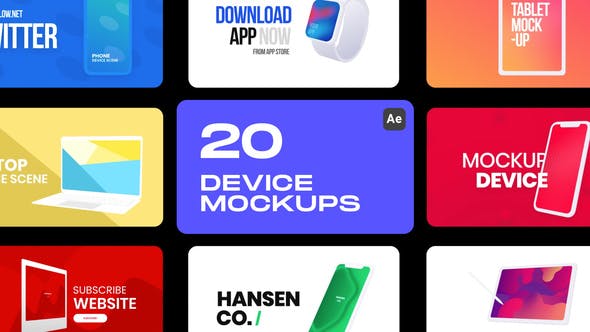 Videohive Device Mockups 33121365