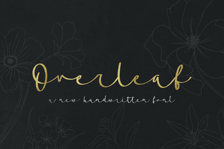 Overleaf Script - New Handwritten Font