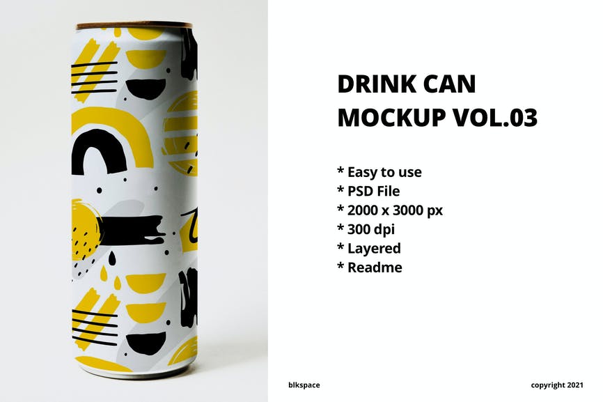 Drink Can Mockup Vol.03