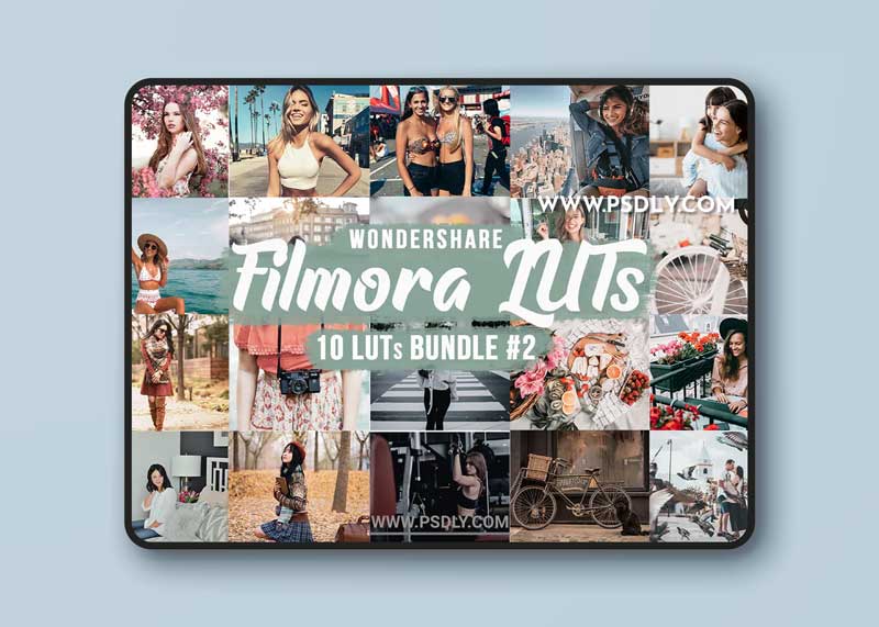 Filmora LUTs Bundle #2 - Video LUTs for Filmora