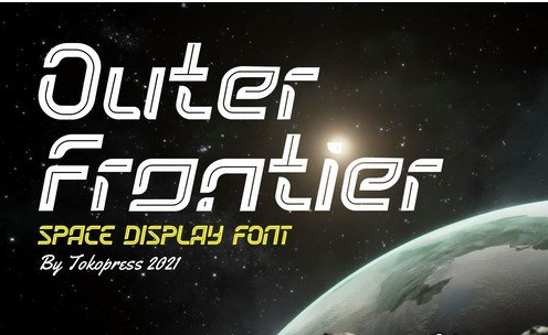 Outer Frontier - Space Font