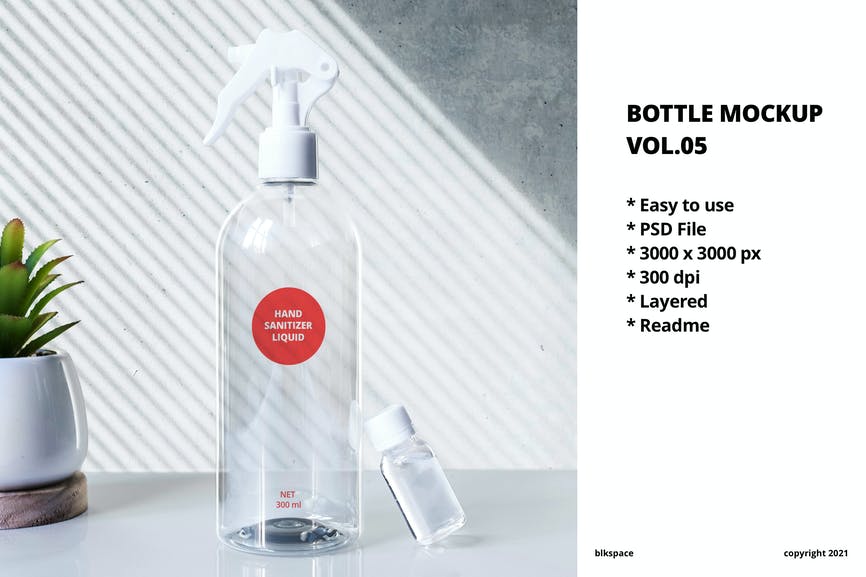 Bottle Mockup Vol.05 6X7DXRQ