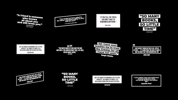 Videohive - Modern Quotes | Premiere Pro (MOGRT) - 33454473