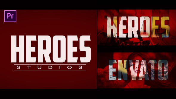 Videohive - Heroes Logo Intro - 24221834