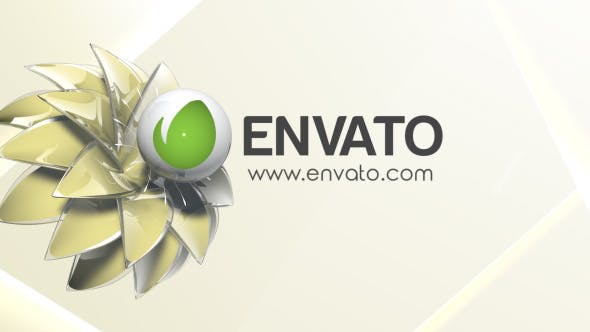 Videohive 3D Clean Flower Logo 12416804