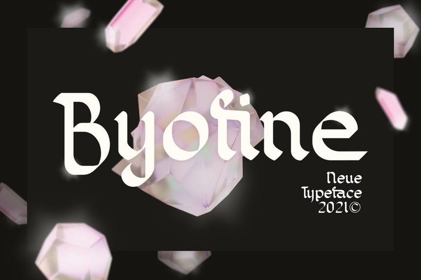 Byofine Display Typeface