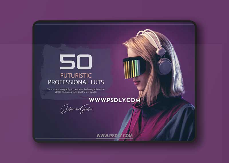 50 Futuristic LUTs and Presets Pack