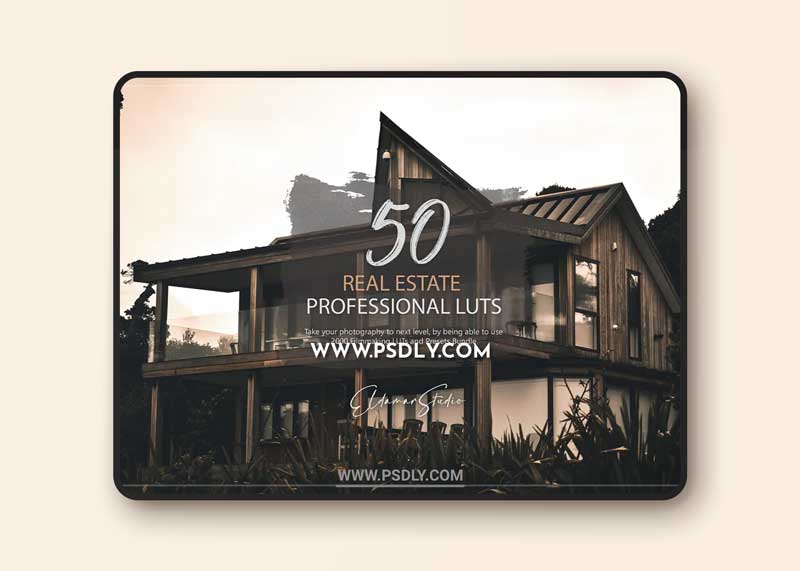 50 Real Estate LUTs and Presets Pack
