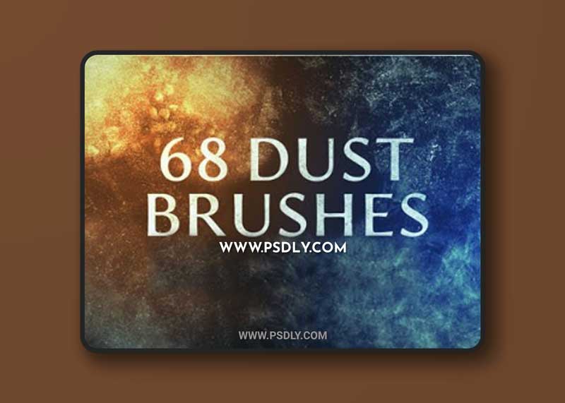 68 Dust Brushes Collection for Photoshop