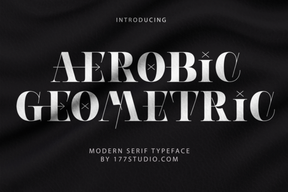 Aerobic Geometric Font