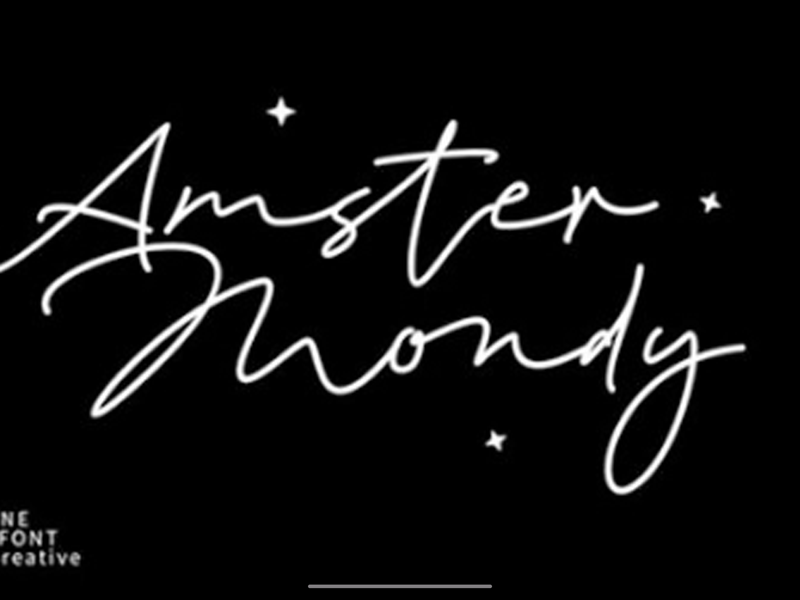 Amster Mondy Font