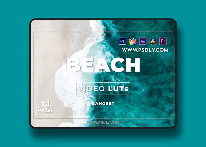 Bangset Beach Pack 14 Video LUTs