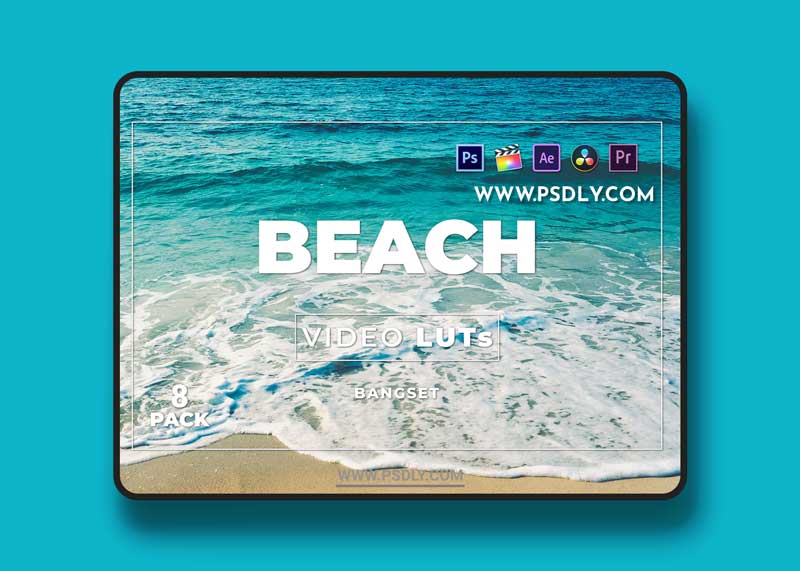 Bangset Beach Pack 8 Video LUTs
