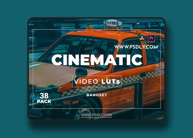 Bangset Cinematic Pack 38 Video LUTs 22F2QTW