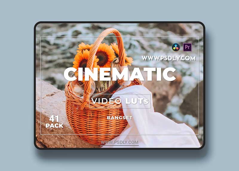 Bangset Cinematic Pack 41 Video LUTs 2EHPAYU