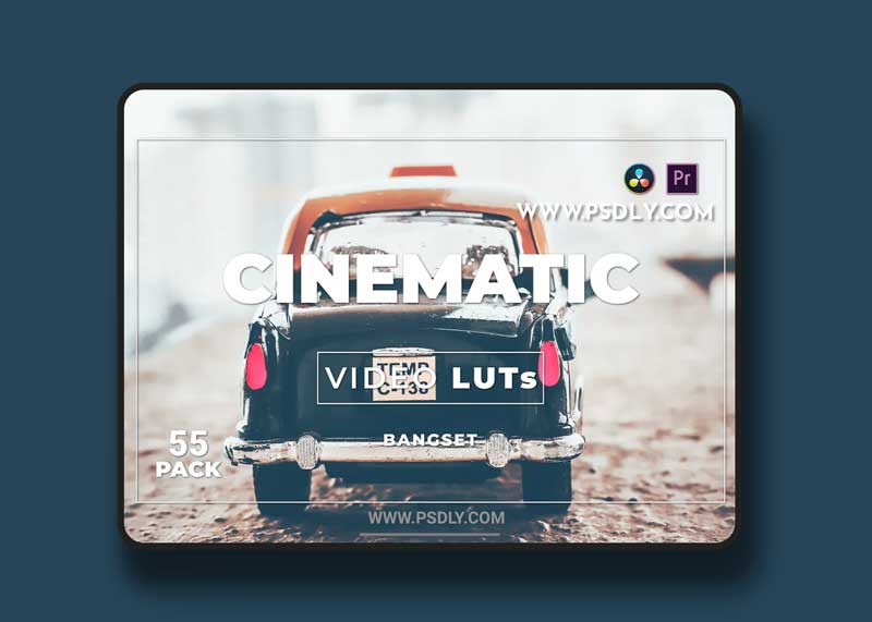 Bangset Cinematic Pack 55 Video LUTs YUXWG69