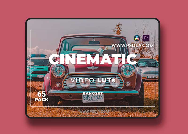 Bangset Cinematic Pack 65 Video LUTs WM9WAJR