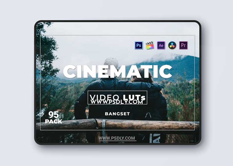 Bangset Cinematic Pack 95 Video LUTs 6H3CQZB
