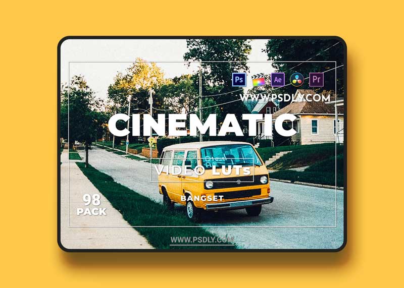 Bangset Cinematic Pack 98 Video LUTs