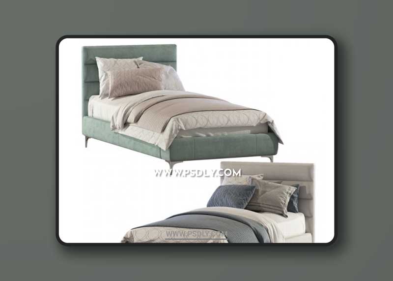 Bed Pfeiffer Upholstered Bed 2