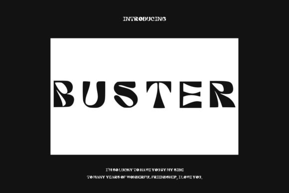 Buster Vintage Font