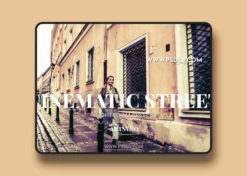 Cinematic Street Lightroom Presets Dekstop Mobile AAXF43P