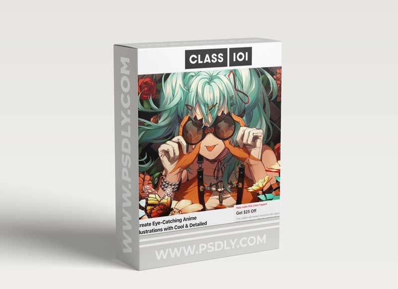 Class101 - Create Eye-Catching Anime Illustrations with Cool & Detailed Characters
