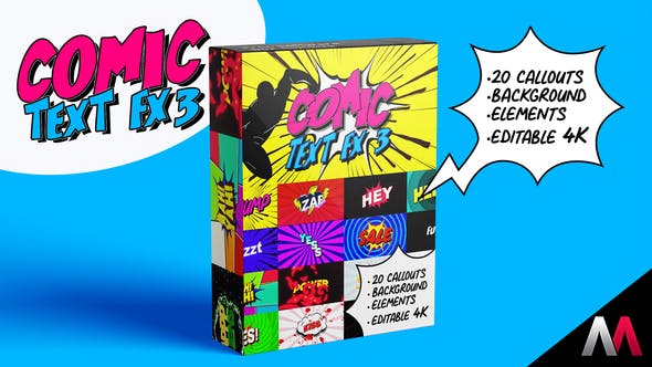 Videohive Comic Text Fx 3 32070485