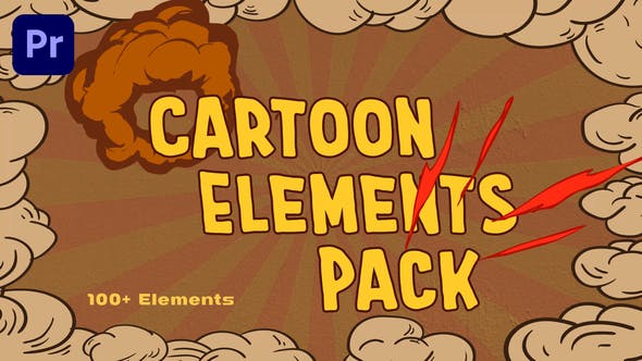Videohive - Cartoon Elements Pack - 33501922