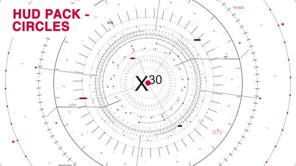 Videohive HUD Pack - Circles 33548451