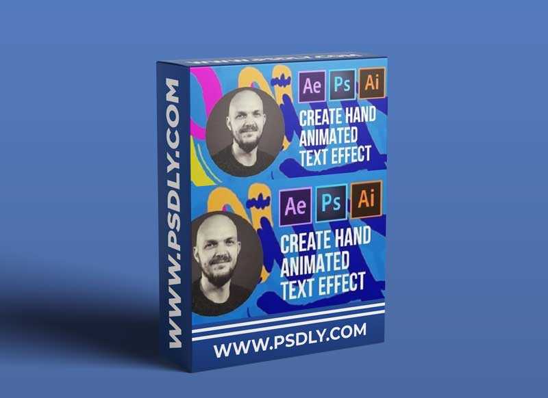 Create hipster hand animated calligraphy