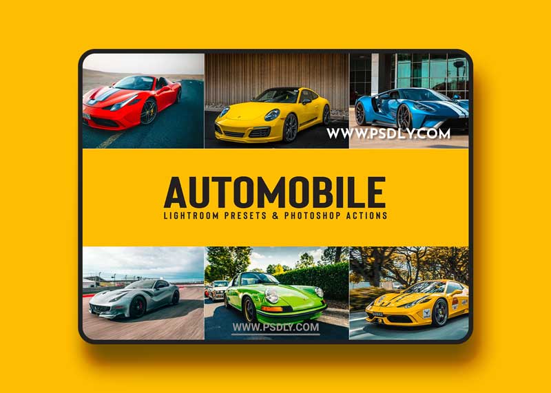 CreativeMarket - 20 Automobile Presets & Actions li6194900