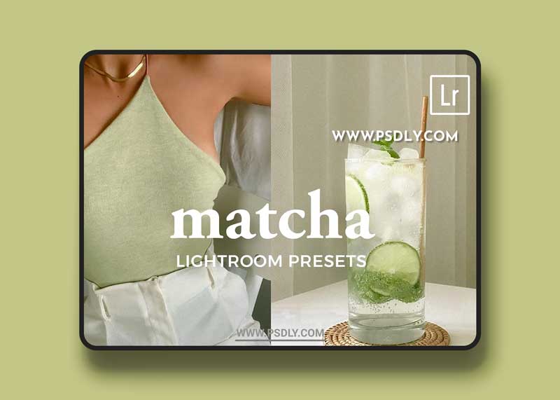 CreativeMarket - 4 Lightroom Presets MATCHA 5461477