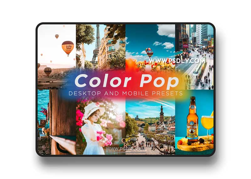 vCreativeMarket - 6 Colorful Lightroom Presets 6295820