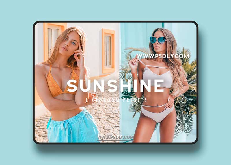 CreativeMarket - 6 SUNSHINE LIGHTROOM PRESETS 4863472