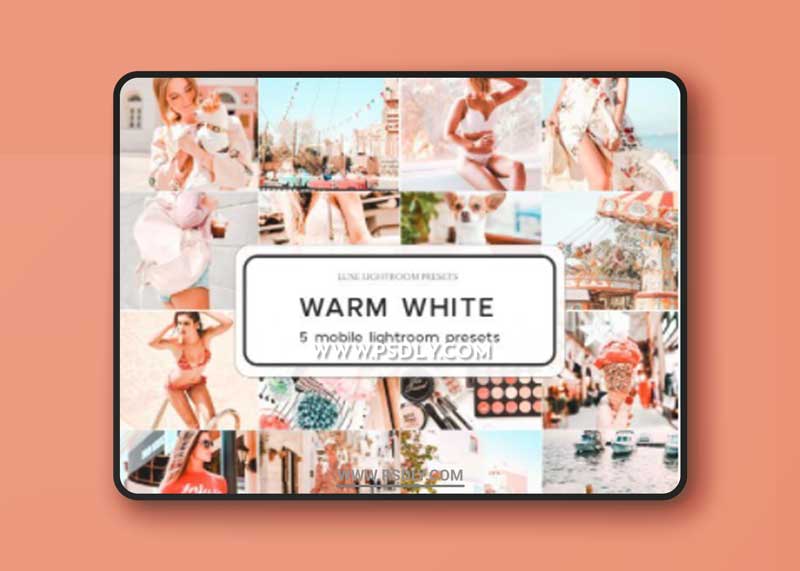 CreativeMarket - 7 WARM WHITE Lightroom Mobile Preset 4247228