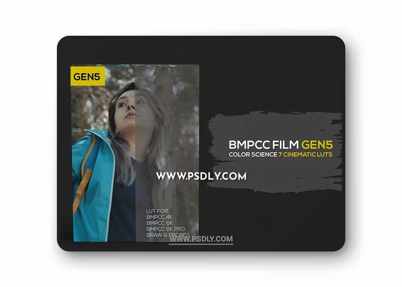 CreativeMarket - BMPCC Film Gen5 Luts 6302399