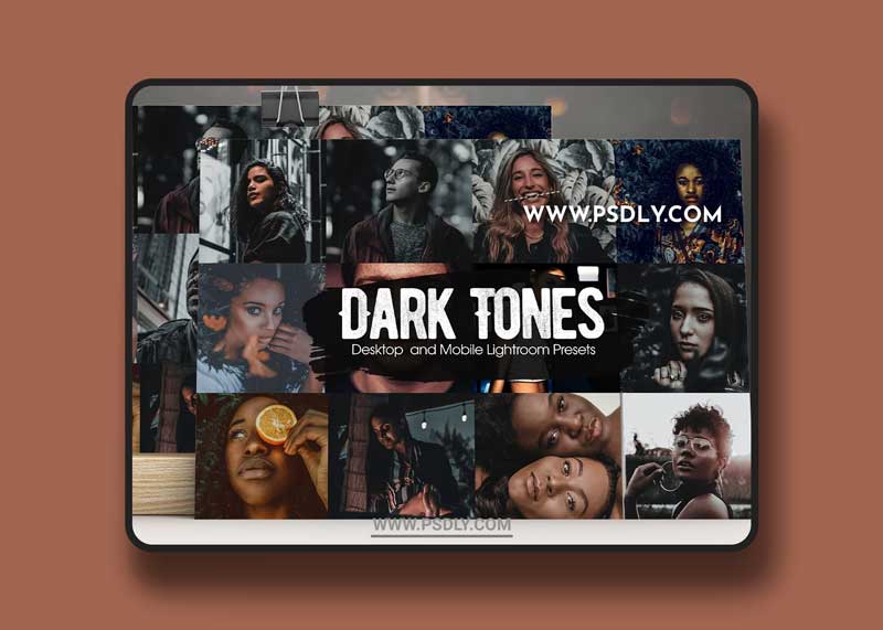 CreativeMarket - Dark Tones Lightroom Presets 5244179