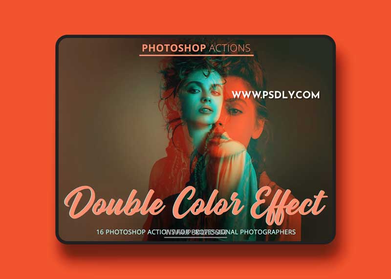 CreativeMarket - Double Color Effect Actions 4842908