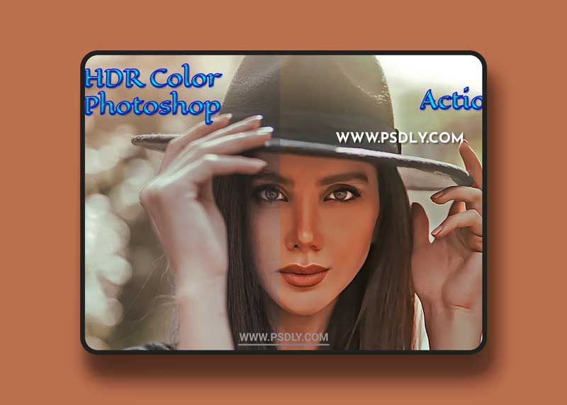 CreativeMarket - HDR Color Photoshop Action 4653732