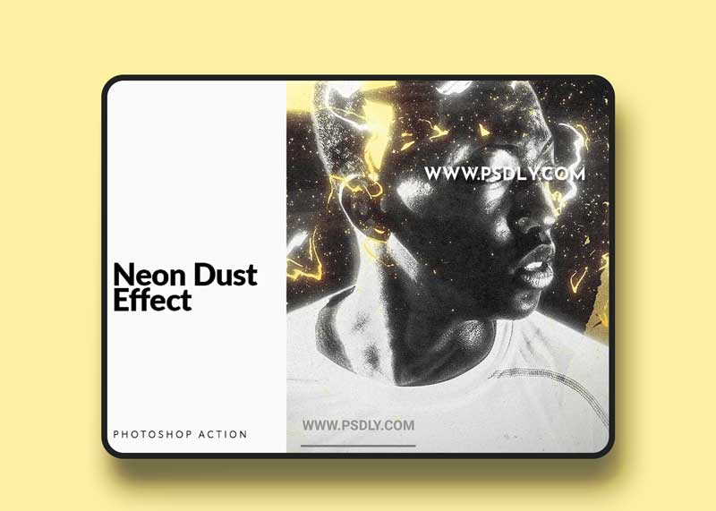 CreativeMarket - Neon Dust Photoshop Action 5350079