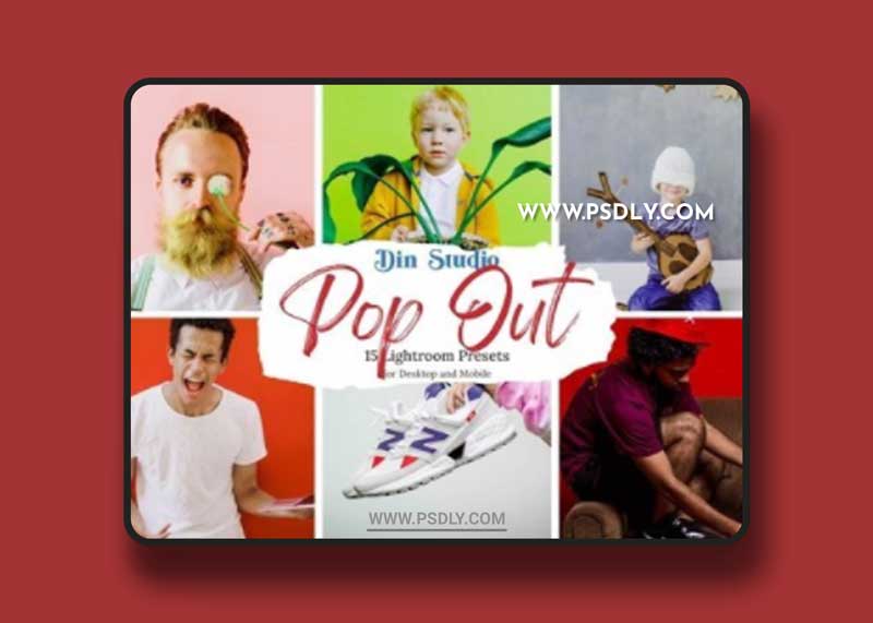 CreativeMarket - Pop Out Lightroom Presets 5482357